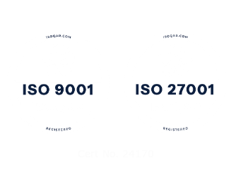 ISO logos with number