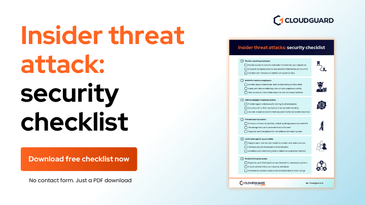 download the insider threat attack security checklist