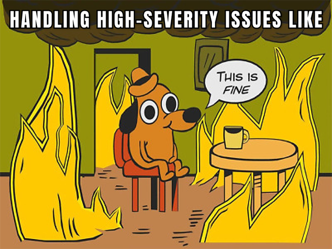 this is fine meme